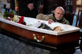 The funeral of Artem Skoropadsky