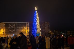 The main New Year tree in Kyiv