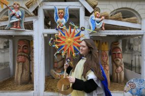 Participant of the festive procession