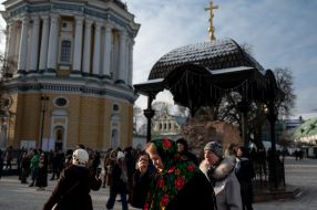 Christmas service in Kiev-Pechersk Lavra