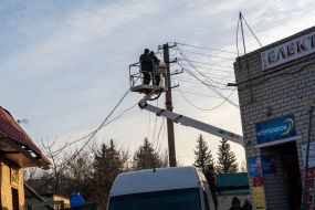 The consequences of the shelling by the Russian invaders of the Shevchenkove village in the Kharkiv region