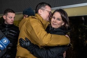 Dmytro Kuleba and Annalena Baerbock