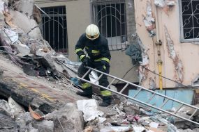 Consequences of the rocket attack on Dnepr