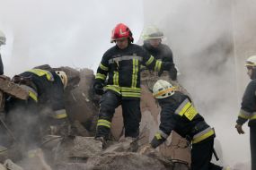 Consequences of the rocket attack on Dnepr