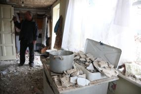 The situation in the city of Beryslav in the Kherson region
