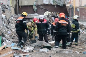 Consequences of the rocket attack on Dnepr