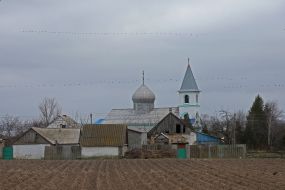 Destruction in the village of Zmiivka after the Russian occupation