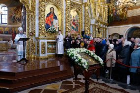 Metropolitan Epiphany on Vodokhreshcha held a service in the Kyiv-Pechersk Lavra