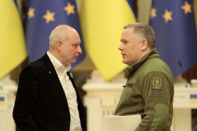 Ihor Zhovkva and Matti Maasikas