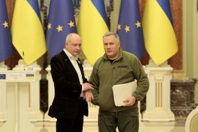 Ihor Zhovkva and Matti Maasikas