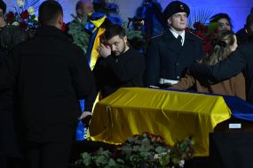 Funeral of leaders and employees of the Ministry of Internal Affairs who died in a helicopter crash in Brovary