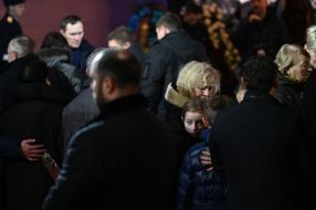 Funeral of leaders and employees of the Ministry of Internal Affairs who died in a helicopter crash in Brovary