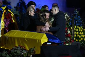 Funeral of leaders and employees of the Ministry of Internal Affairs who died in a helicopter crash in Brovary