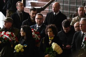 Funeral of leaders and employees of the Ministry of Internal Affairs who died in a helicopter crash in Brovary