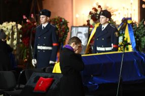 Funeral of leaders and employees of the Ministry of Internal Affairs who died in a helicopter crash in Brovary