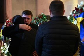 Funeral of leaders and employees of the Ministry of Internal Affairs who died in a helicopter crash in Brovary