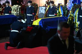 Funeral of leaders and employees of the Ministry of Internal Affairs who died in a helicopter crash in Brovary