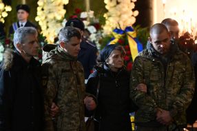 Funeral of leaders and employees of the Ministry of Internal Affairs who died in a helicopter crash in Brovary