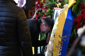 Funeral of leaders and employees of the Ministry of Internal Affairs who died in a helicopter crash in Brovary