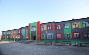 School in Agali  village in Azerbaijan