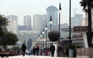 Вулиця Фізулі  в  Баку