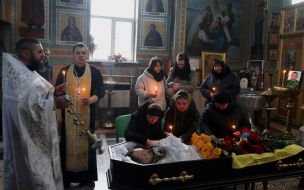 Funeral of Leonid Karashchuk