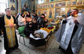 Funeral of Leonid Karashchuk