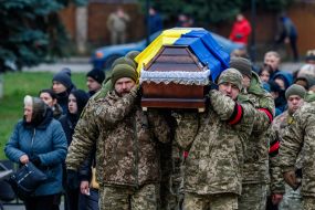 Funeral of serviceman Andrey Zhukovsky