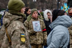 Funeral of serviceman Andrey Zhukovsky