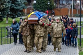 Funeral of serviceman Andrey Zhukovsky
