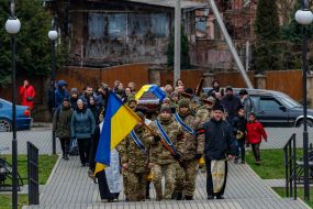 Funeral of serviceman Andrey Zhukovsky