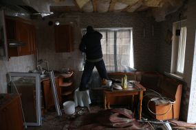 Consequences of the rocket attack on the Kyiv region