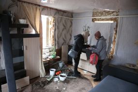 Consequences of the rocket attack on the Kyiv region