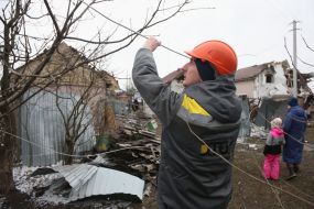 Consequences of the rocket attack on the Kyiv region