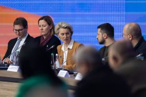 Ursula von der Leyen, Volodymyr Zelenskyi, Denys Shmyhal