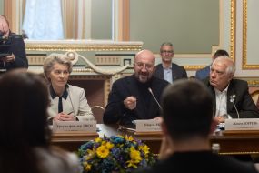 Ursula von der Leyen, Charles Michel, Josep Borrell