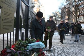 A commemoration of the victims of the earthquake