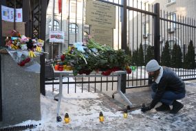 A commemoration of the victims of the earthquake