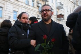 A commemoration of the victims of the earthquake