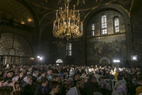 Metropolitan Epiphany held a divine service in  the Kyiv-Pechersk Lavra