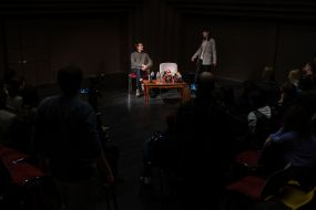 Jack Gleeson at the Kyiv Academic Theater of the Young Spectator