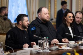 Volodymyr Zelenskyi and Ruslan Stefanchuk