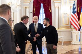 Meeting between Volodymyr Zelenskyi and Joe Biden