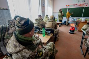 Українські військові проходять тренінг з тактики та меддопомоги