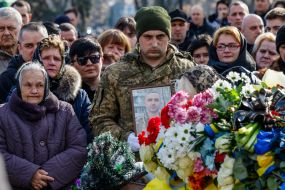 Farewell ceremony for the fallen defender Ivan Paida