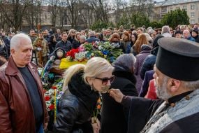 Farewell ceremony for the fallen defender Ivan Paida