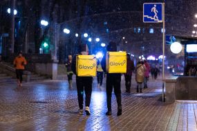 Courier of the delivery service