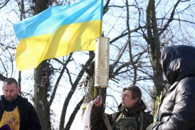 Commemoration of the defenders of Kherson who died in Lilac Park