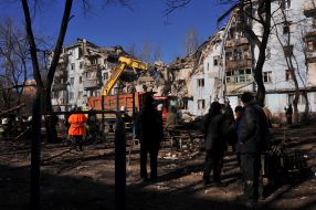 Consequences of a missile attack on Zaporozhye