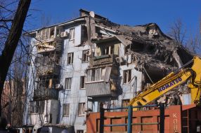 Consequences of a missile attack on Zaporozhye